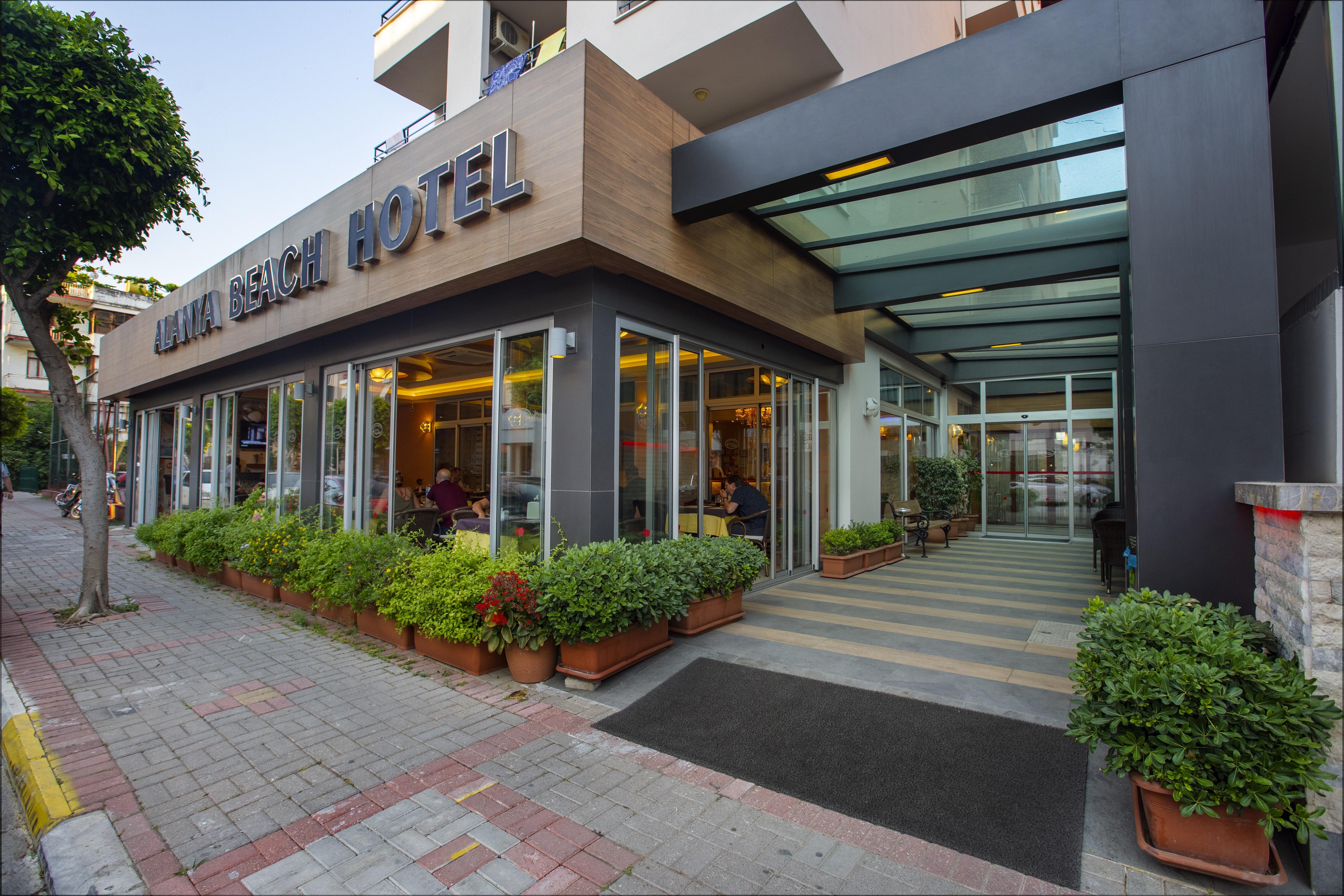 Alanya Beach Hotel Bagian luar foto