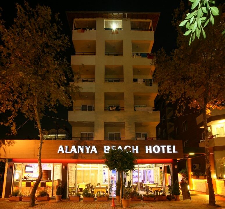 Alanya Beach Hotel Bagian luar foto